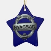 cat emblem 2 keramisch ornament (Links)