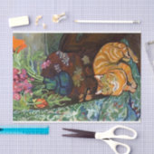 Cat en Bouquet, Suzanne Valadon Tissuepapier (Craft)