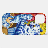 Cat en her Kittens Case-Mate iPhone Case (Achterkant (horizontaal))