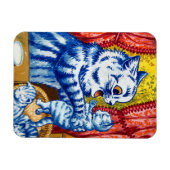 Cat en her Kittens Magneet (Horizontaal)