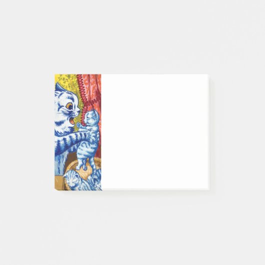 Cat en her Kittens Post-it® Notes (Voorkant)