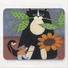 Cat en Mousepad Muismat