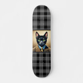 CAT EN SUIT drôle Skateboard Deck (Devant)