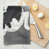 Cat en Tomato, Takahashi Shotei Theedoek (Quarter Fold)