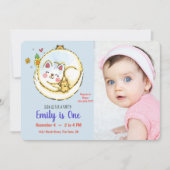 Cat et Kitten Invitations de fête d'anniversaire (Devant)