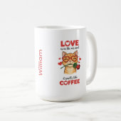 Cat Express Your Love Mug (Devant droit)