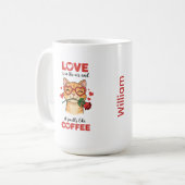 Cat Express Your Love Mug Koffiemok (Voorkant links)