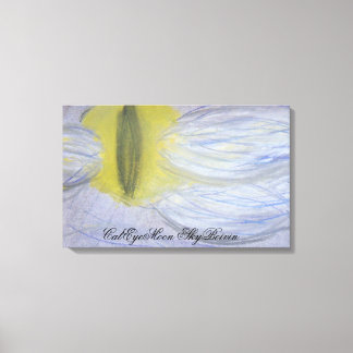 Cat Eyed Moon Canvas Afdruk