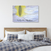 Cat Eyed Moon Canvas Afdruk (Insitu (Slaapkamer))