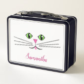 Cat Eyes Metalen Lunchbox (Achterkant)