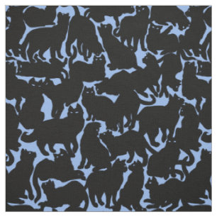 Cat Fabric Cat Lover Art Patroonverbindingen Stof