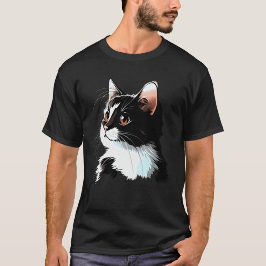 Cat Face  Cat T-shirt (Voorkant)