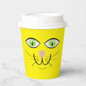 Cat Face Funny Cartoon-29034 Papieren Bekers (Voorkant)