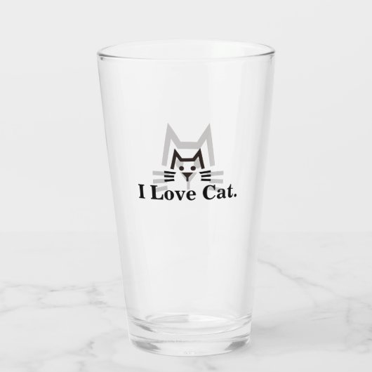 Cat-Face Glas (Achterkant)