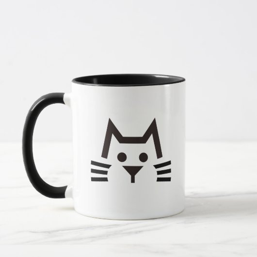 Cat-Face Mok (Links)
