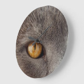 Cat Face Mur Horloge (Angle)