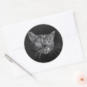 Cat Face Sticker (Envelop)