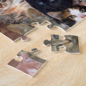 Cat Faces Patroon Legpuzzel (Zijkant)
