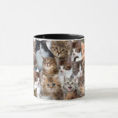 Cat Faces Patroon Mok (Midden)