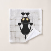 Cat Falling down fun dessin personnage (Gant de toilette)