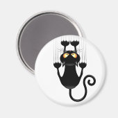 Cat Falling neergehaald leuke tekenfilm Magneet (Voorkant / Achterkant)