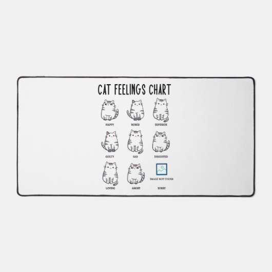 Cat Feelings Grafiek Bureaumat (Voorkant)