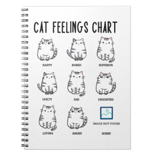 Cat Feelings Grafiek Notitieboek