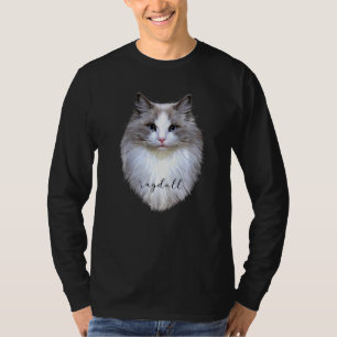 Cat Feline Kitten Schattige Cute Cat Art Novelty T-shirt