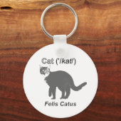 Cat Felis Catus Sleutelhanger (Voorkant)