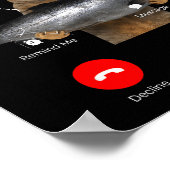 Cat Fih Calling Meme Funny Fish Cat Humor Gift Tee Poster (Hoek)