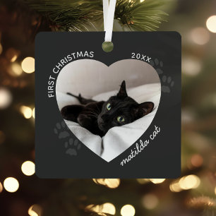 Cat First Christmas Animaux de compagnie Ornement