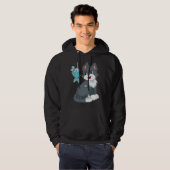 Cat Fisher Fish Fishing Hoodie (Voorkant volledig)