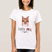 Cat Fluffy Love Kat Meow Portret