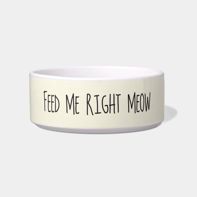 Cat Food Bowl | Diervoeders voor mij Voerbakje (Voorkant)