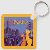Cat Francisco Sleutelhanger (Achterkant)