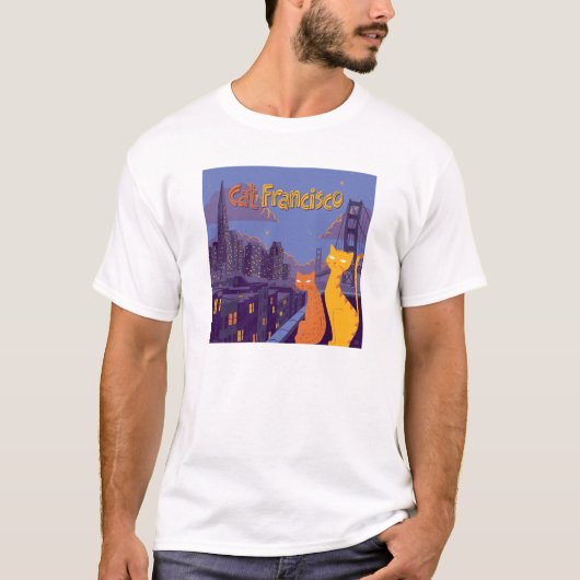 Cat Francisco T-shirt (Voorkant)