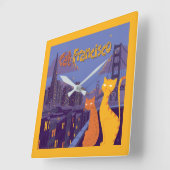 Cat Francisco Vierkante Klok (Hoek)