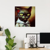 Cat Frankenstein Poster (Thuiskantoor)