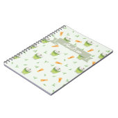 Cat Froth Matcha Green Tea Pattern Notitieboek (Linkerzijde)