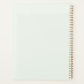 Cat Froth Matcha Green Tea Pattern Planner (Achterkant)