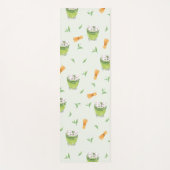 Cat Froth Matcha Green Tea Pattern Yogamat (Voorkant)