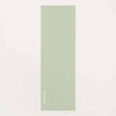 Cat Froth Matcha Green Tea Pattern Yogamat (Achterkant)