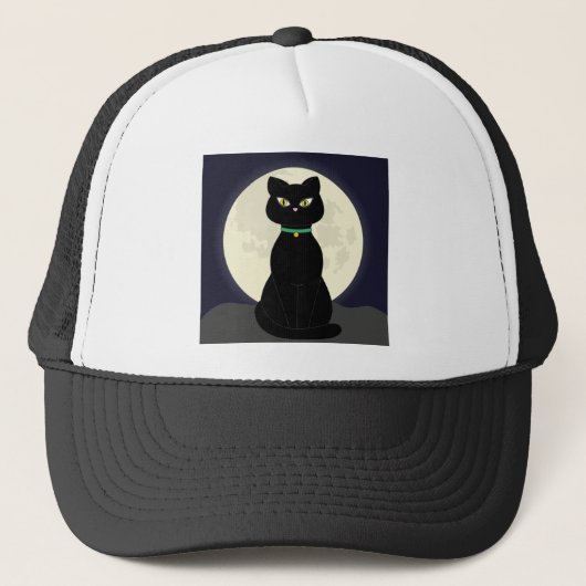 Cat Full Moon Night Moon Halloween Pet Magic (Voorkant)