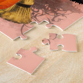 Cat Fun Halloween Character die bang is voor een p Legpuzzel (Zijkant)