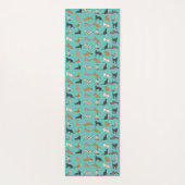 Cat Fun Lover Kat Patroon Yogamat (Achterkant)