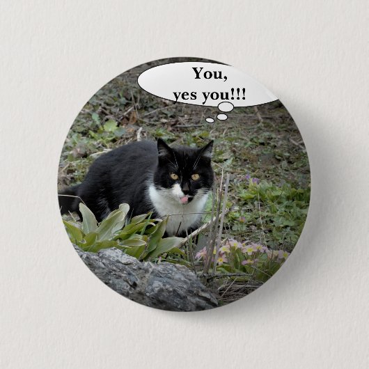 Cat Funnu Custom Ronde Badge Ronde Button 5,7 Cm (Voorkant)