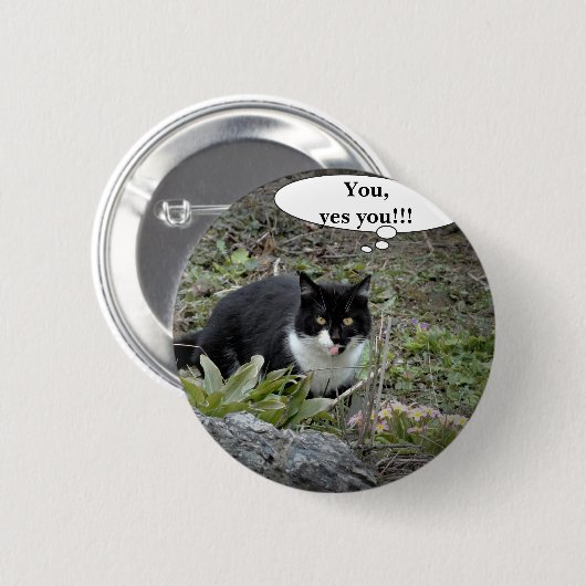 Cat Funnu Custom Ronde Badge Ronde Button 5,7 Cm (Voorkant /achterkant)