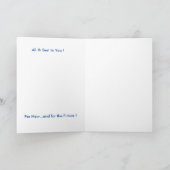 Cat Funny Birthday Briefkaart (Binnen)