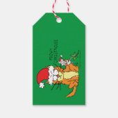 Cat Funny Cartoon Cute Mouse Cadeaulabel (Voorkant)