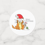 Cat Funny Cartoon Cute Mouse Confetti (Kleine voorkant)